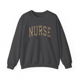 Retro Leopard Nurse Sweatshirt - Nurse Sweatshirt