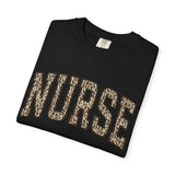 Retro Leopard Nurse Shirt - T-Shirt for nurses
