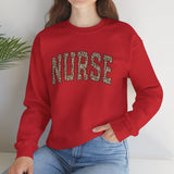 Retro Leopard Nurse Sweatshirt - Nurse Sweatshirt