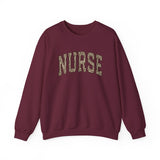 Retro Leopard Nurse Sweatshirt - Nurse Sweatshirt