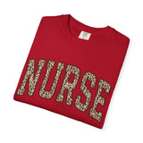 Retro Leopard Nurse Shirt - T-Shirt for nurses
