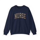 Retro Leopard Nurse Sweatshirt - Nurse Sweatshirt