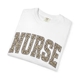 Retro Leopard Nurse Shirt - T-Shirt for nurses