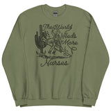 TWNM- Nurses Unisex Crewneck Light Colors