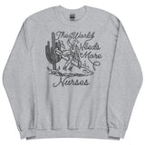 TWNM- Nurses Unisex Crewneck Light Colors