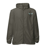 Cowgirl Caduceus- Unisex Lightweight zip-up Windbreaker