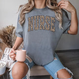 Retro Leopard Nurse Shirt - T-Shirt for nurses