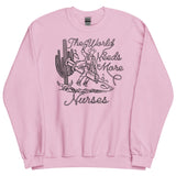 TWNM- Nurses Unisex Crewneck Light Colors