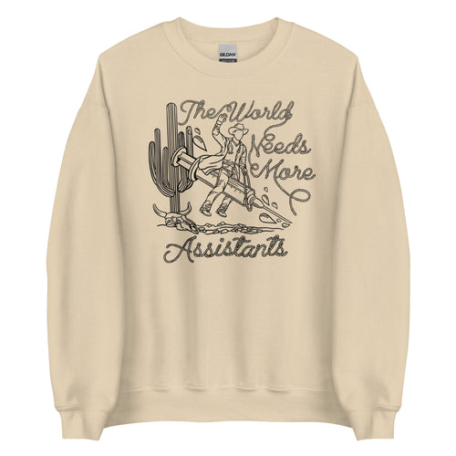 TWNM- Assistants Unisex Crewneck Light Colors