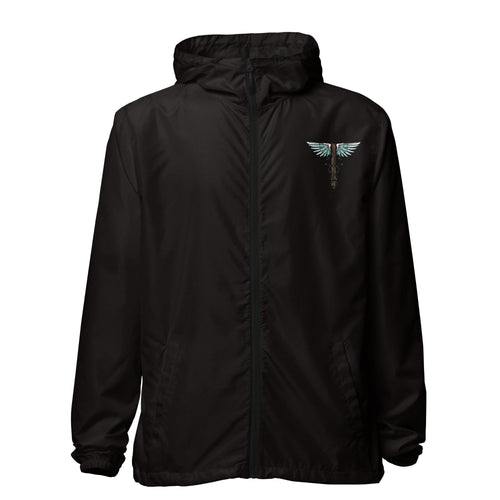 Cowgirl Caduceus- Unisex Lightweight zip-up Windbreaker