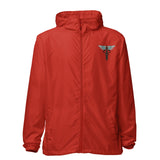 Cowgirl Caduceus- Unisex Lightweight zip-up Windbreaker