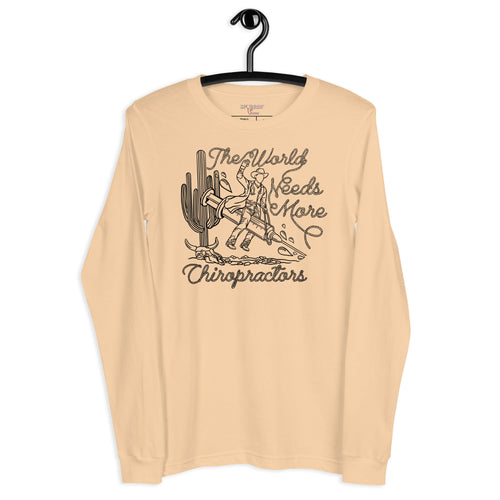 TWNM- Chiropractors Unisex Long Sleeve Tee Light Colors
