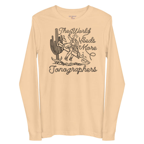 TWNM- Sonographers Long Sleeve T-Shirt Light Colors